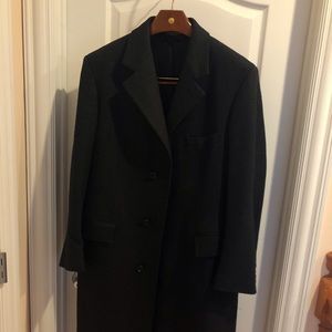 Brooks Brothers Overcoat - Charcoal Herringbone